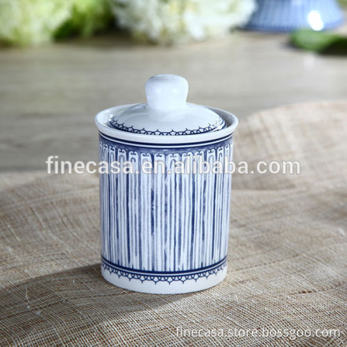 180CC Elegant New Bone China Small Coffee Canister